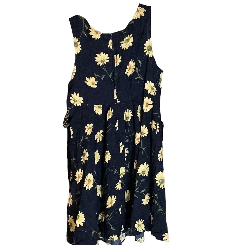 NWT Vintage Byer Too Daisy Floral Babydoll Mini Dress Size 9 Cottagecore‎ - Picture 4 of 4